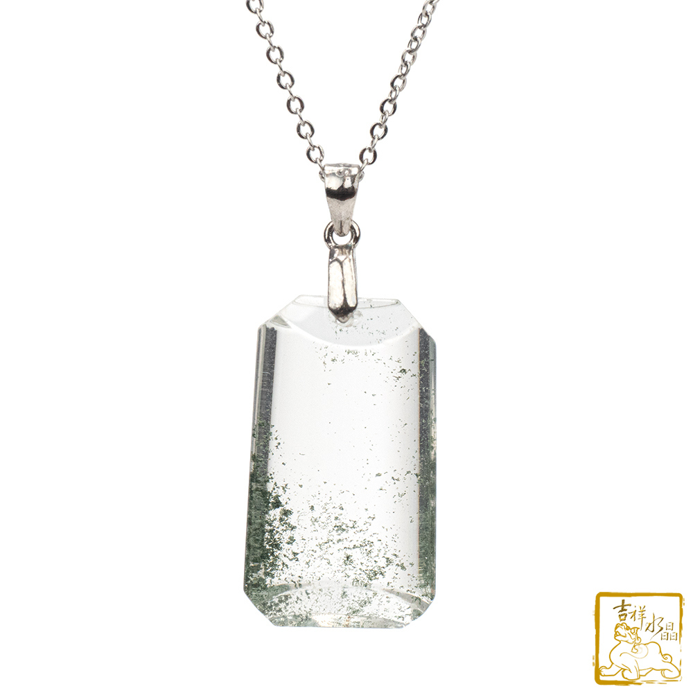 綠幽靈無事牌墜 5.8g 事業財富