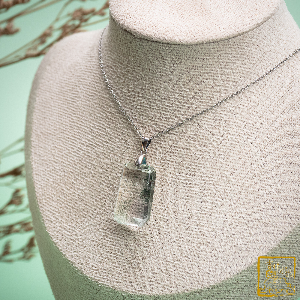 綠幽靈無事牌墜 4.9g 平衡身心