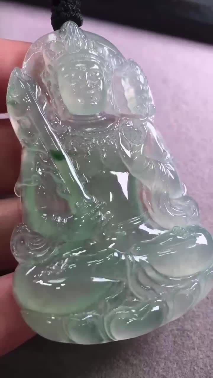 翡翠虛空藏菩薩,天然翡翠A玉, 緬甸玉, Jade, Jadeite