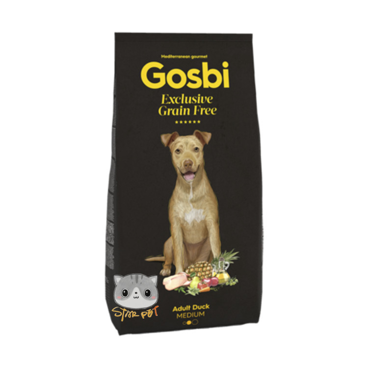 Gosbi Exclusive - Grain Free Adult duck medium 12kg