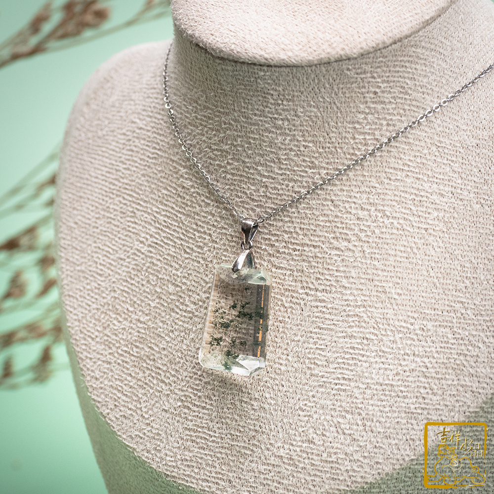 綠幽靈無事牌墜 4.8g 平衡身心