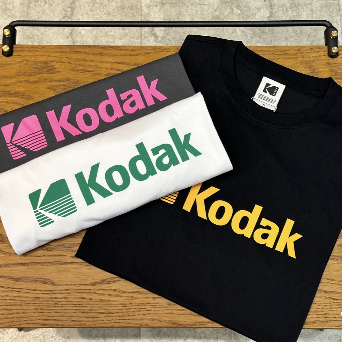 【現貨】Kodak 柯達 大logo 短tee askin布料 涼感  K5223ERS26