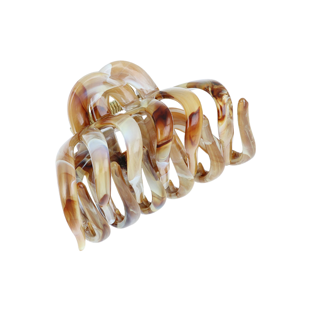 L. ERICKSON 雙齒簍空抓夾〈焦糖牛奶〉