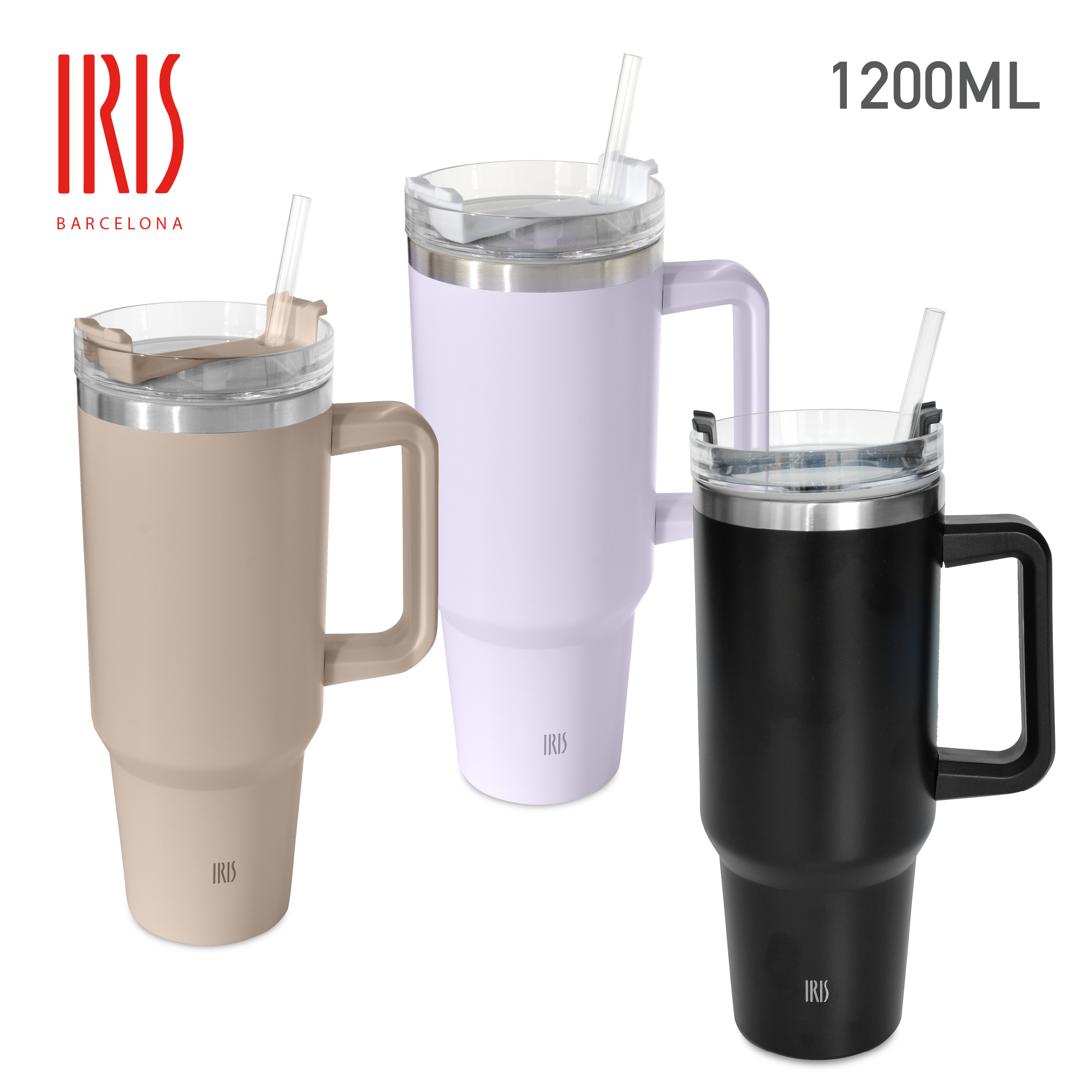 巴塞隆娜 IRIS 不銹鋼保溫水杯 1200ML  (40.5oz)