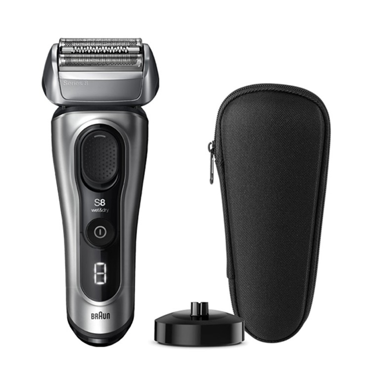 Braun 德國百靈 8系列 PRO 智美音波電鬍刀-亮面灰(8517s)