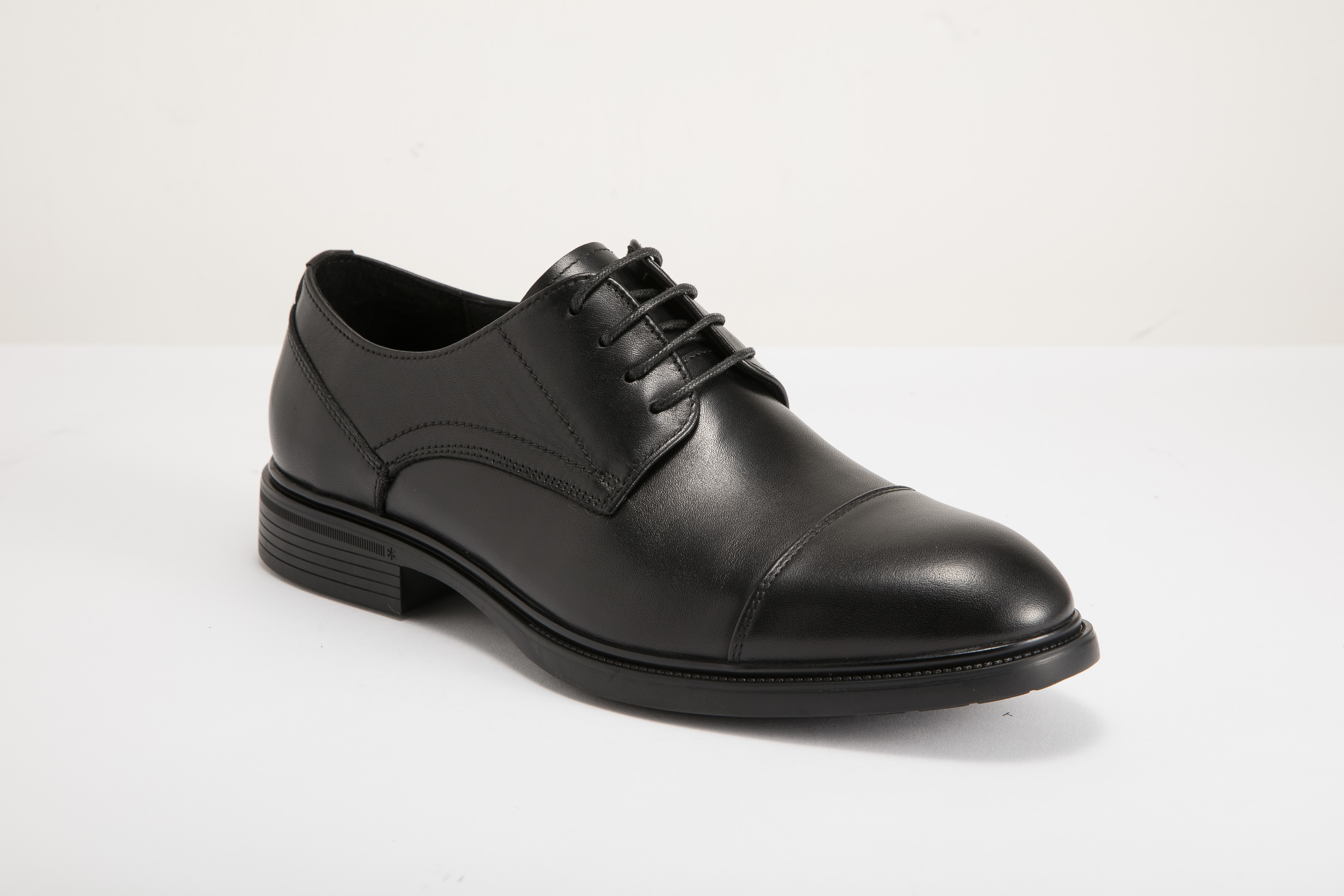 MARIO DORIA - 男裝橫飾正裝綁帶皮鞋 MD-MEXC-2022-BLK