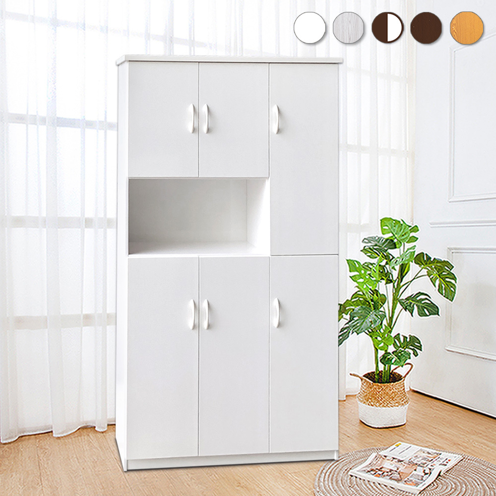 防潮防蛀 防水塑鋼3.2尺六門高鞋櫃(五色可選)