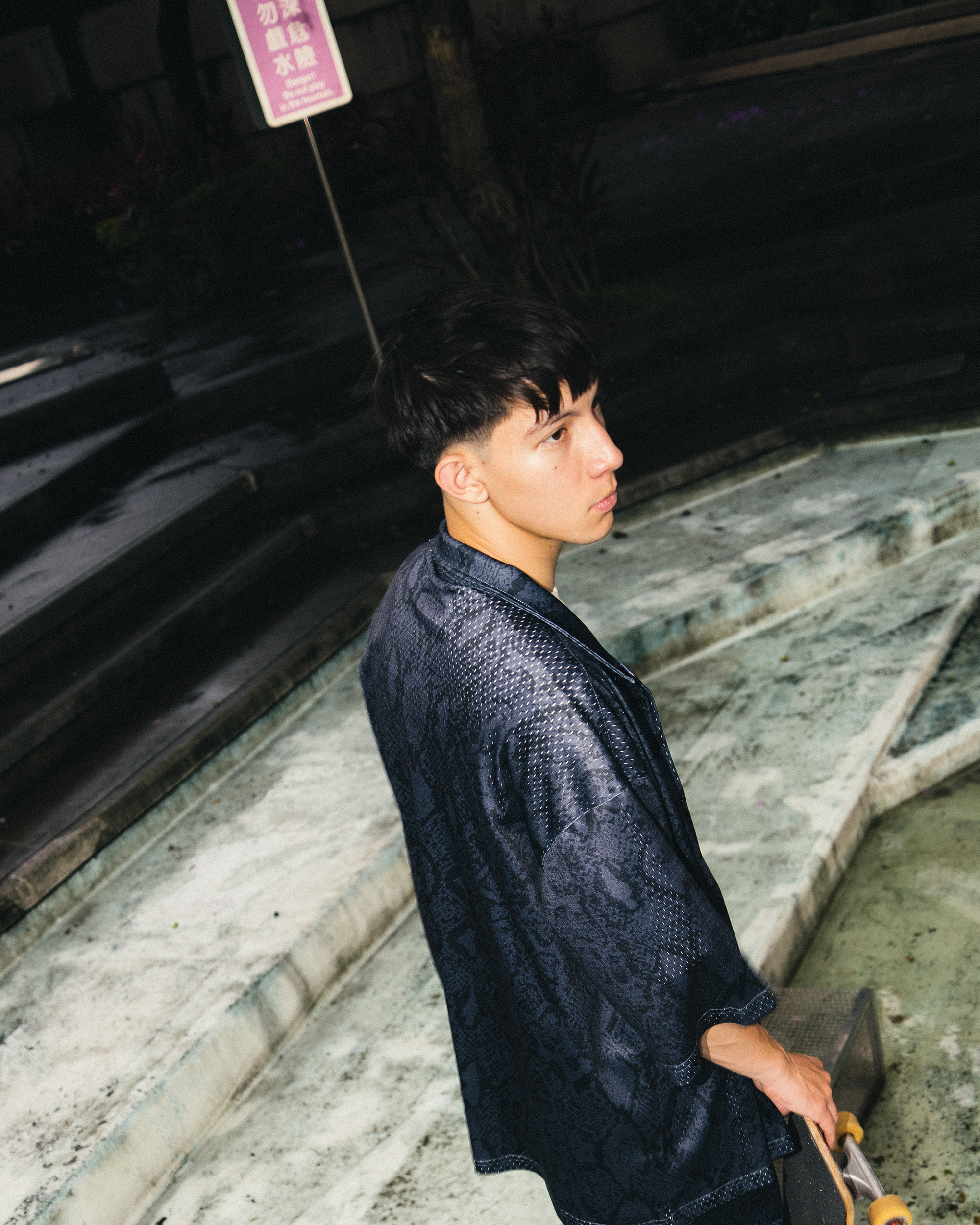 IDEALISM IDE Skin Shirt 蛇紋 襯衫 兩色