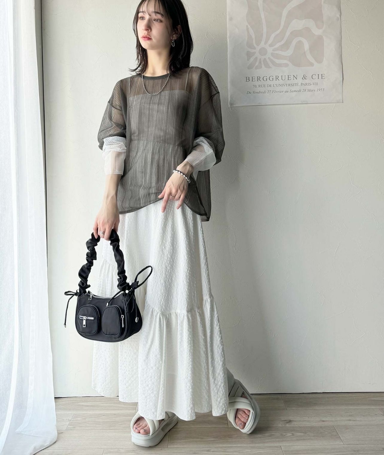 【預購】JN073109  classicalelf 透明針織衫