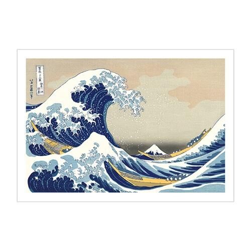 『越前和紙』富嶽三十六景（神奈川衝浪裡）