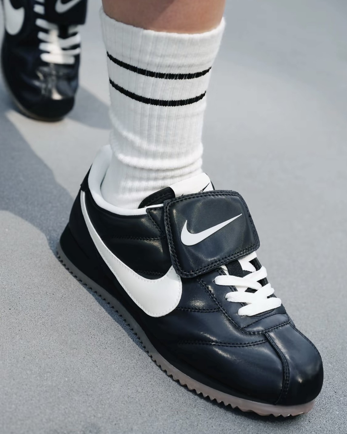 【預購】NIKE CORTEZ SE 翻蓋鞋舌 阿甘鞋 黑色 IM4843010