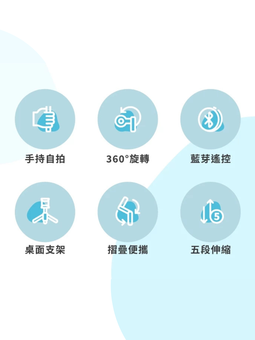 【 SANSUI 山水 】輕旅拍360 自拍棒 磁吸 藍芽遙控 360度 5段伸縮 三腳架 SS-S886