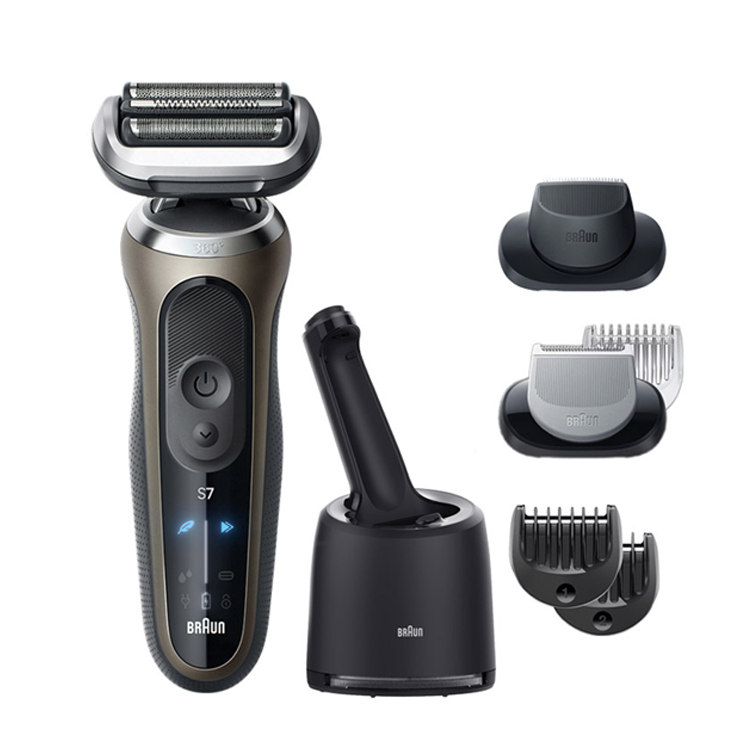 Braun 德國百靈 7系列 PRO 暢型貼面電鬍刀-金色(72-C7650cc)