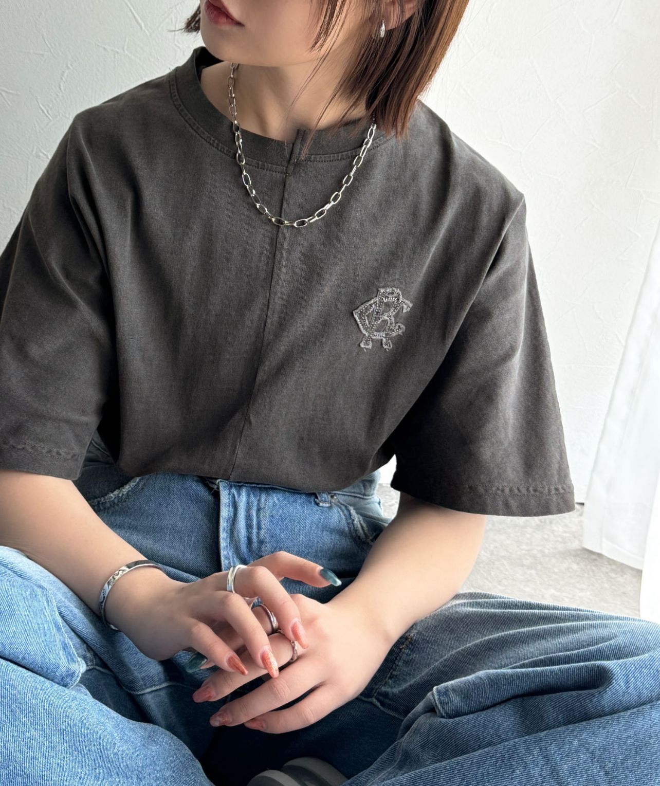 【預購】JN073113 Java 不規則短袖上衣