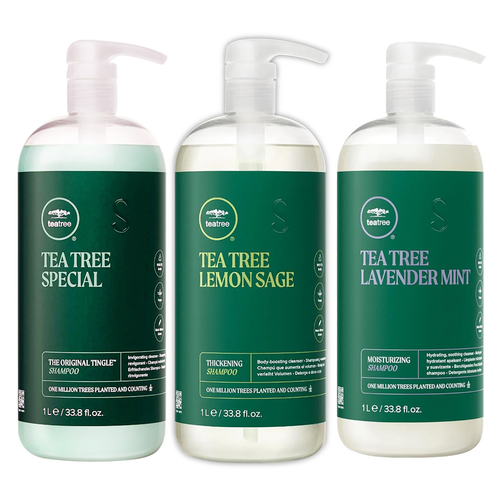 Paul Mitchell肯邦 茶樹/鼠尾草/薰衣草 洗髮精 1000ml -新包裝 (全身性沐浴清潔)