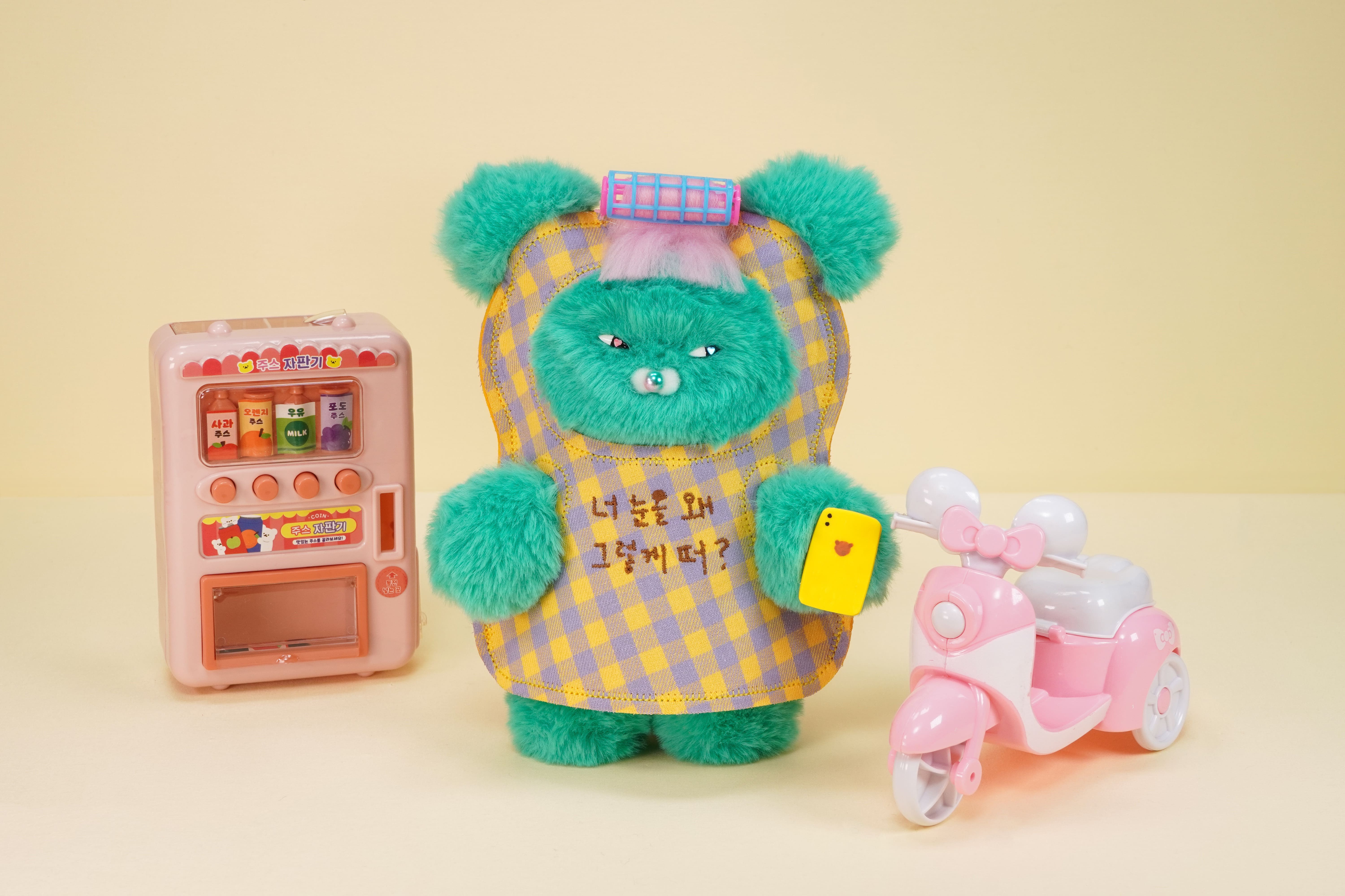 Wasabi Bear - 絨毛玩偶 (含衣著)