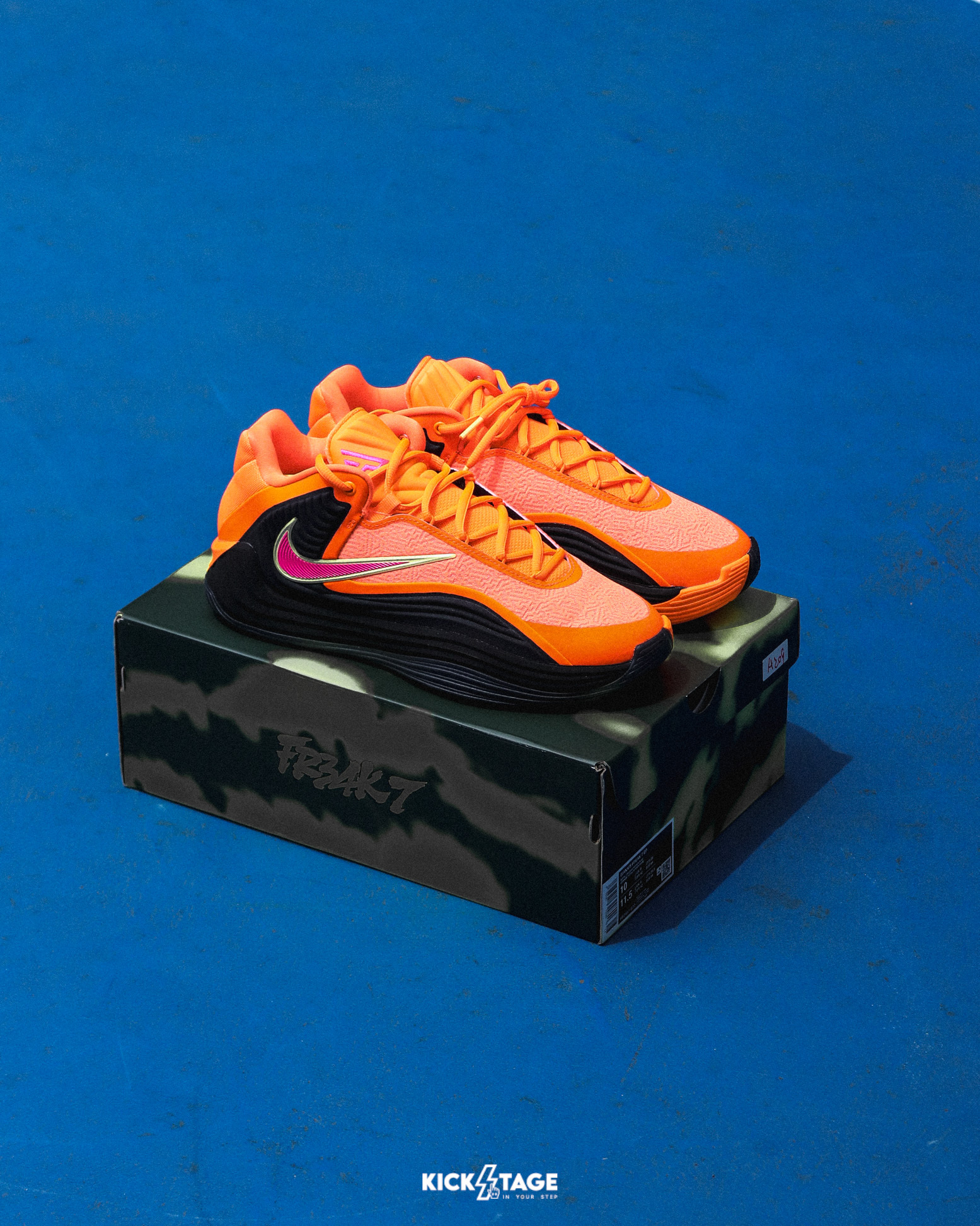 [限時特價售出無退換] 男鞋 NIKE GIANNIS FREAK 7 EP Ignition 橘黑 字母哥 實戰 緩震 回彈 籃球鞋【HF3451-800】