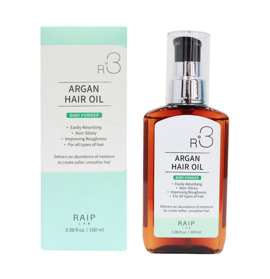 RAIP | R3 摩洛哥堅果髮尾油 100ml 爽身粉香味(Baby Shower)