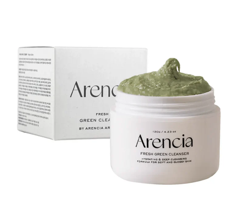 Arencia｜清新綠色米麻糬潔面乳 120g