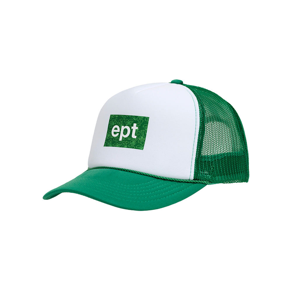 East Pacific Trade (ept) Pattern Box Mesh-Cap (Green)