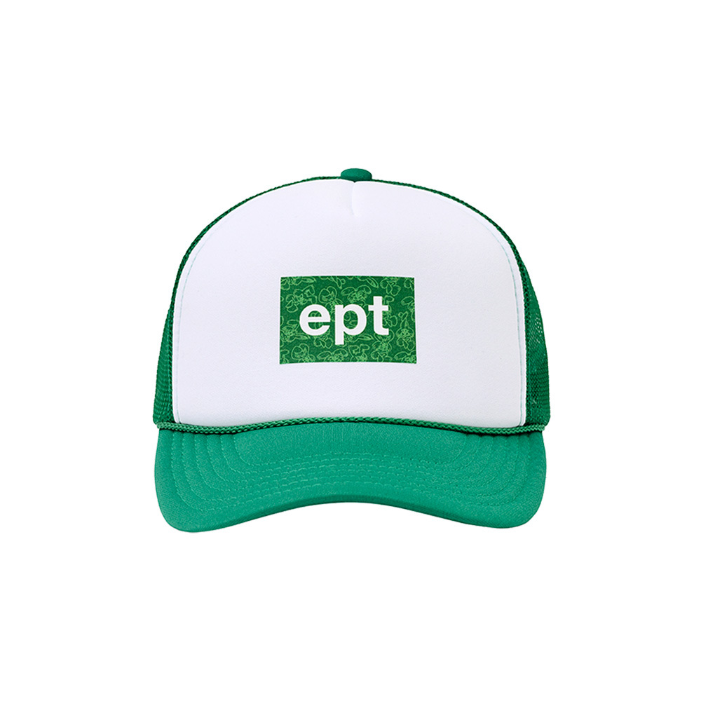 East Pacific Trade (ept) Pattern Box Mesh-Cap (Green)