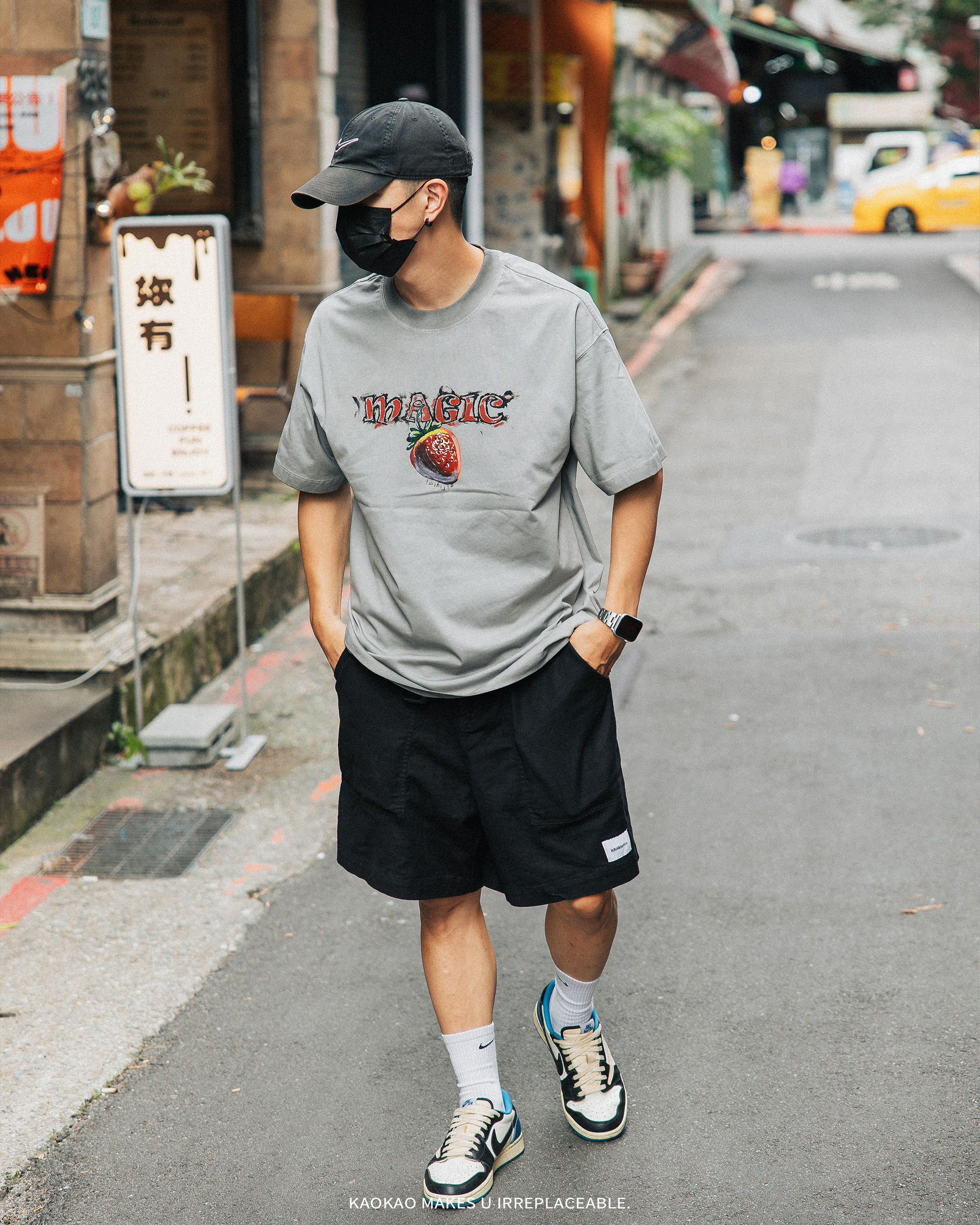 JIA MENG MAGIC 草莓 印花短T