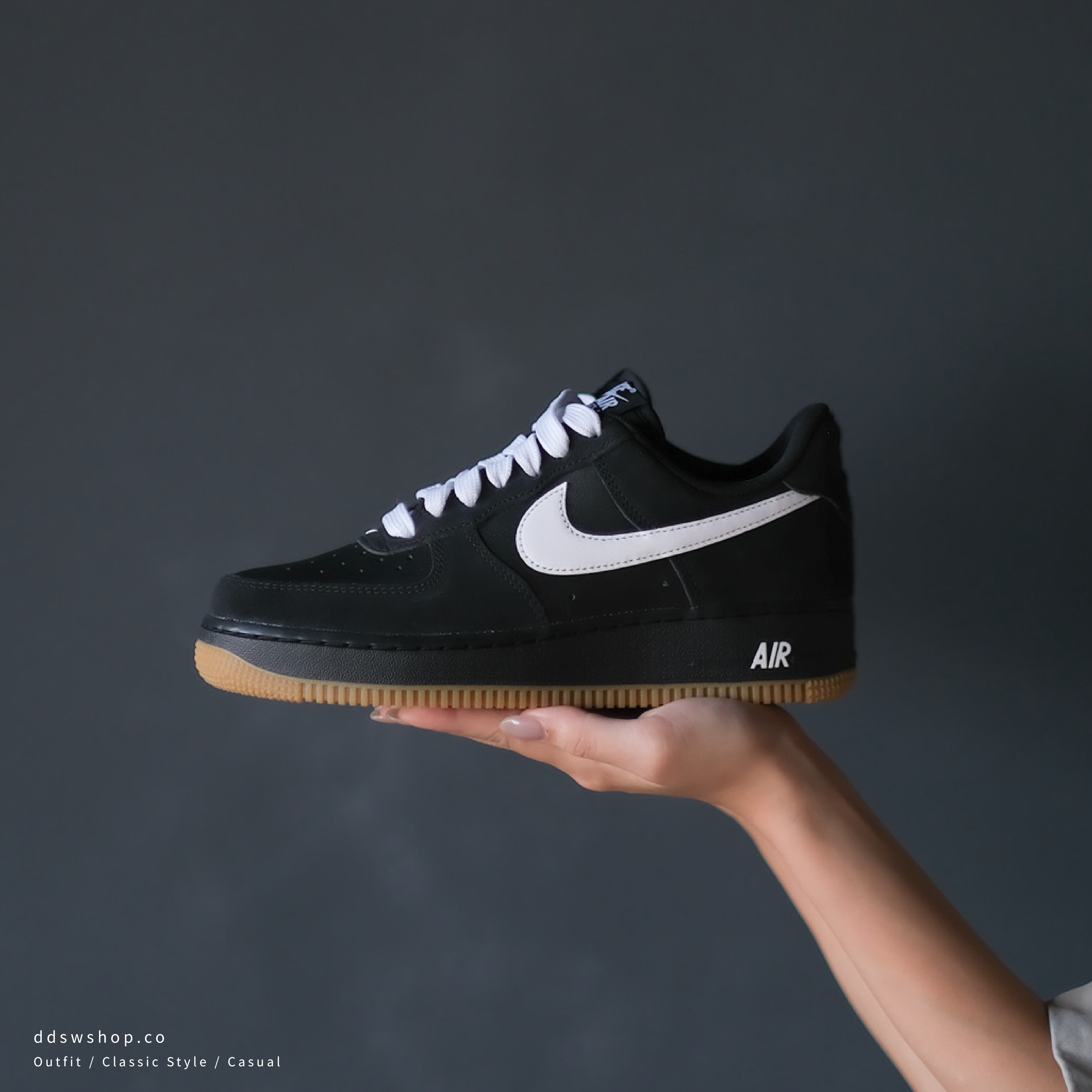 "代購" Nike Air Force 1 '07 LV8 “BLACK GUM” 黑生膠 焦糖底 男鞋 IB6388-001