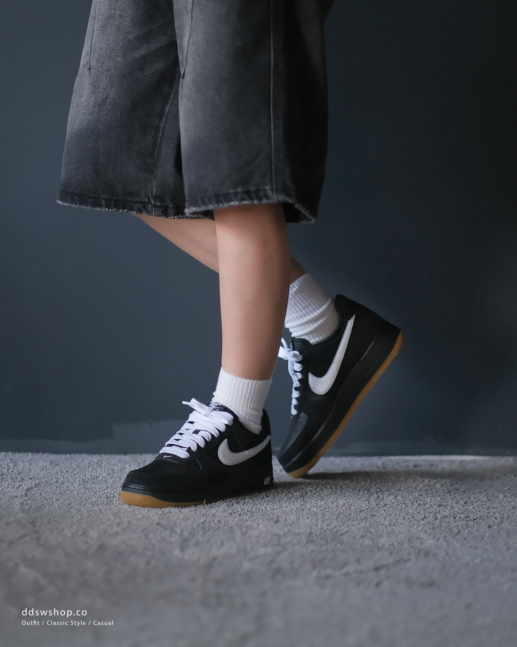 "代購" Nike Air Force 1 '07 LV8 “BLACK GUM” 黑生膠 焦糖底 男鞋 IB6388-001
