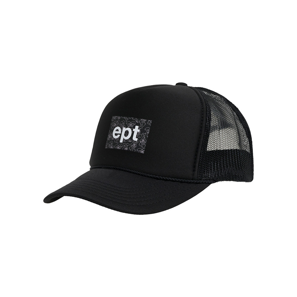 East Pacific Trade (ept) Pattern Box Mesh-Cap (Black)