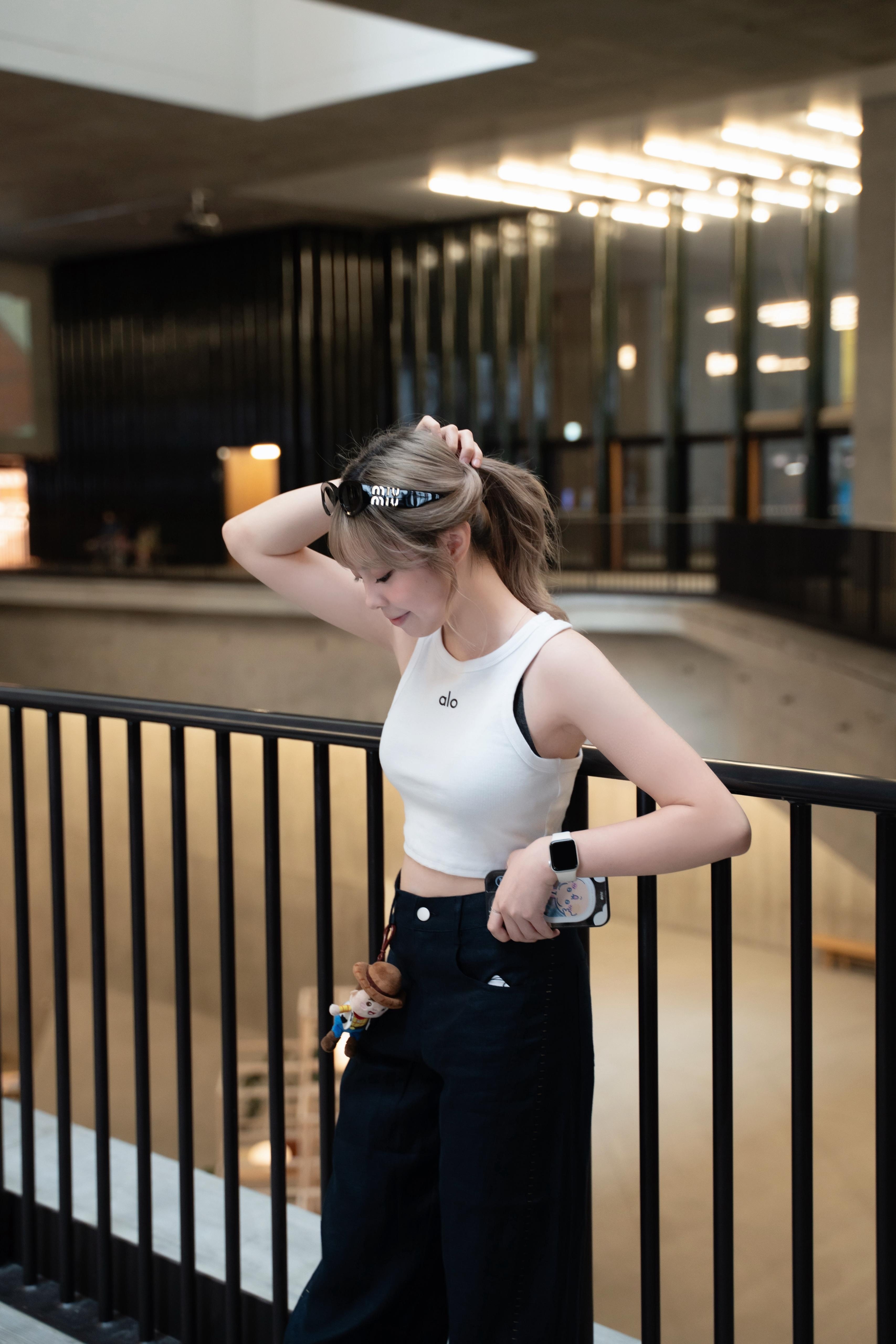 Alo Yoga Aspire Tank White