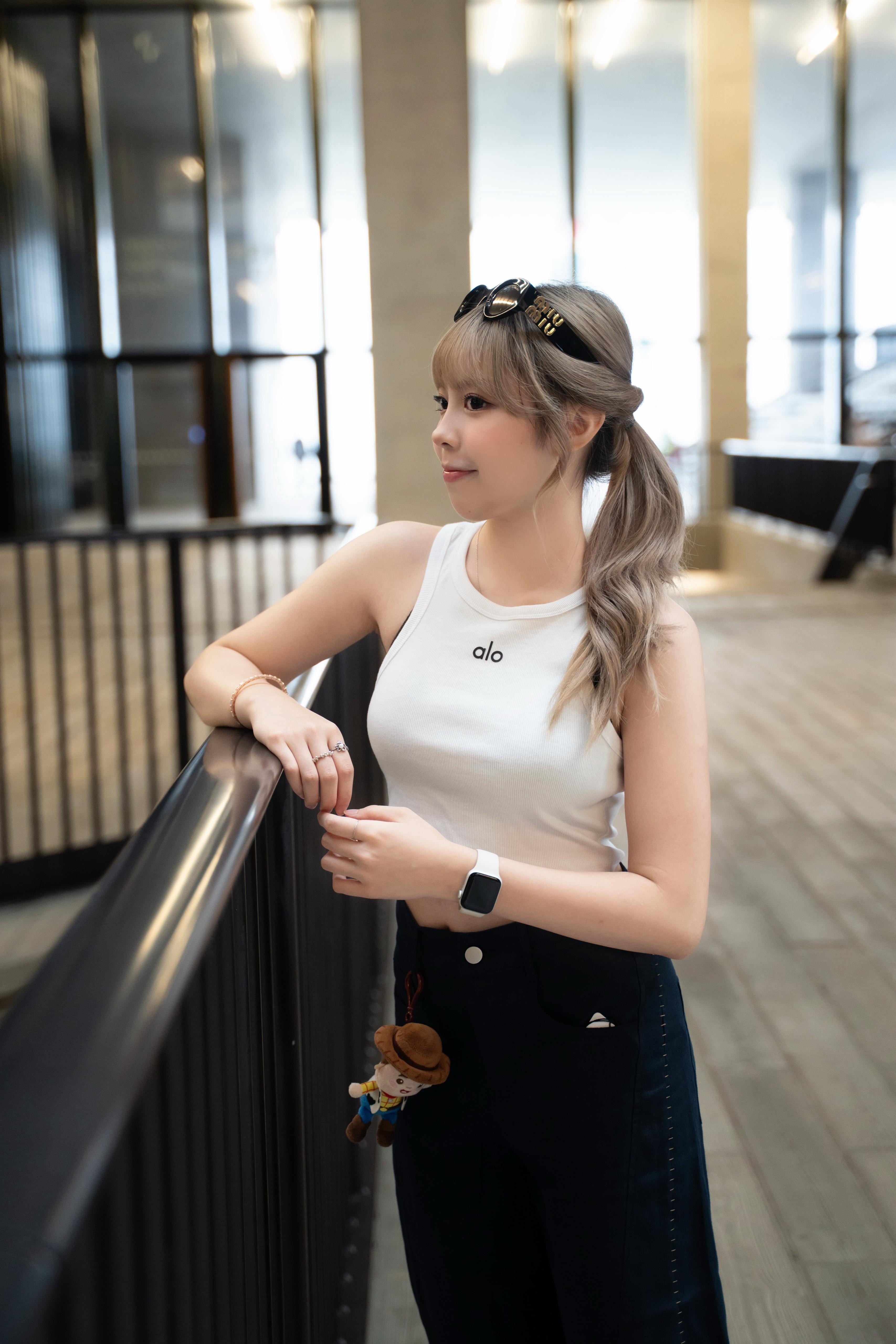 Alo Yoga Aspire Tank White