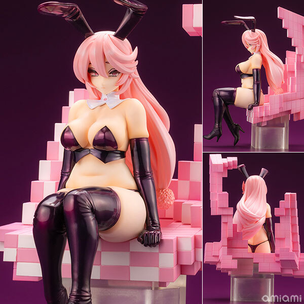 預訂3月   Kotobukiya 欺騙兔  坐  Illustrator Original Azamuki Usagi Sitting Bunny by Kafun 1/7 Complete Figure    Pre-order