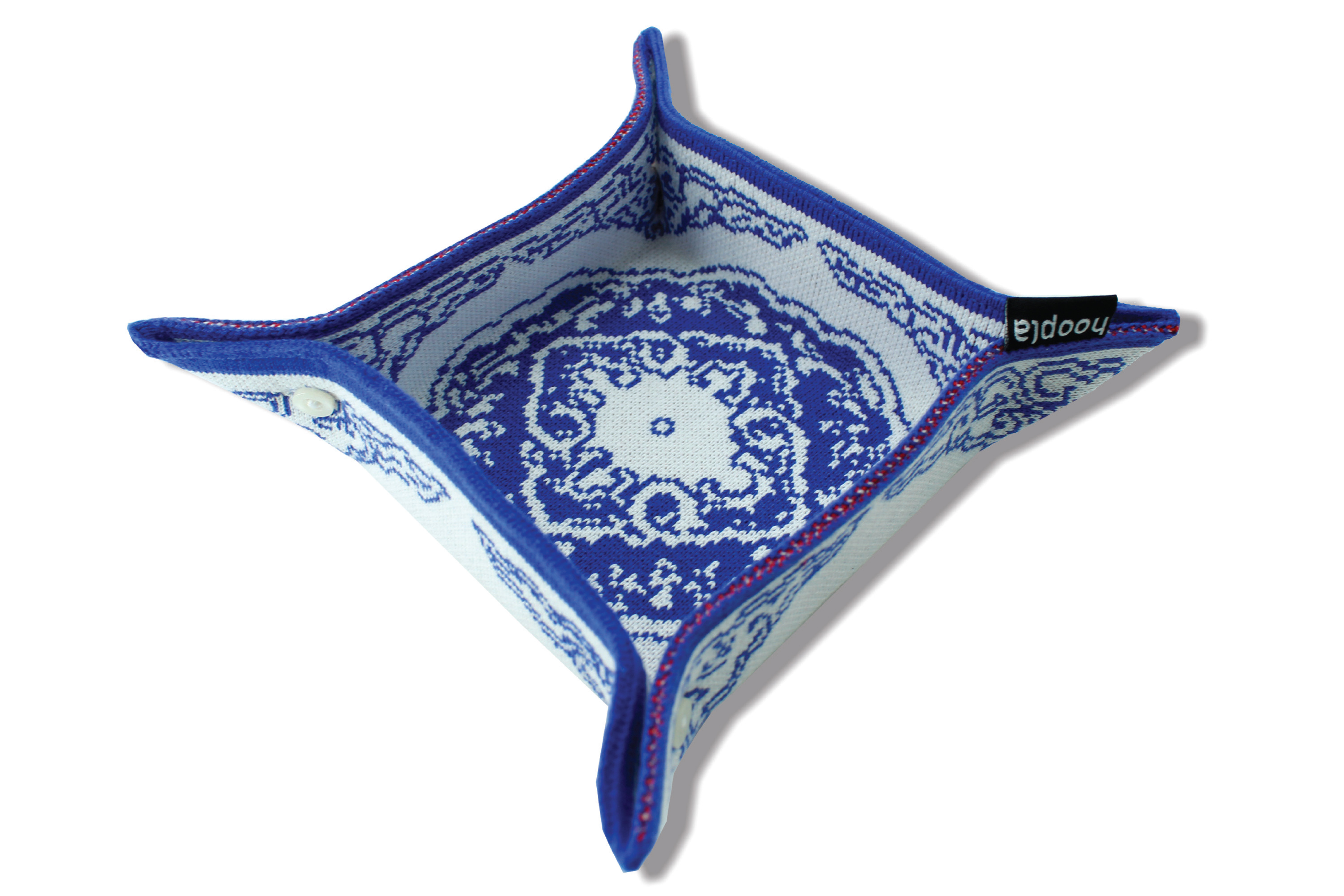 青花瓷首飾鎖匙收納碟