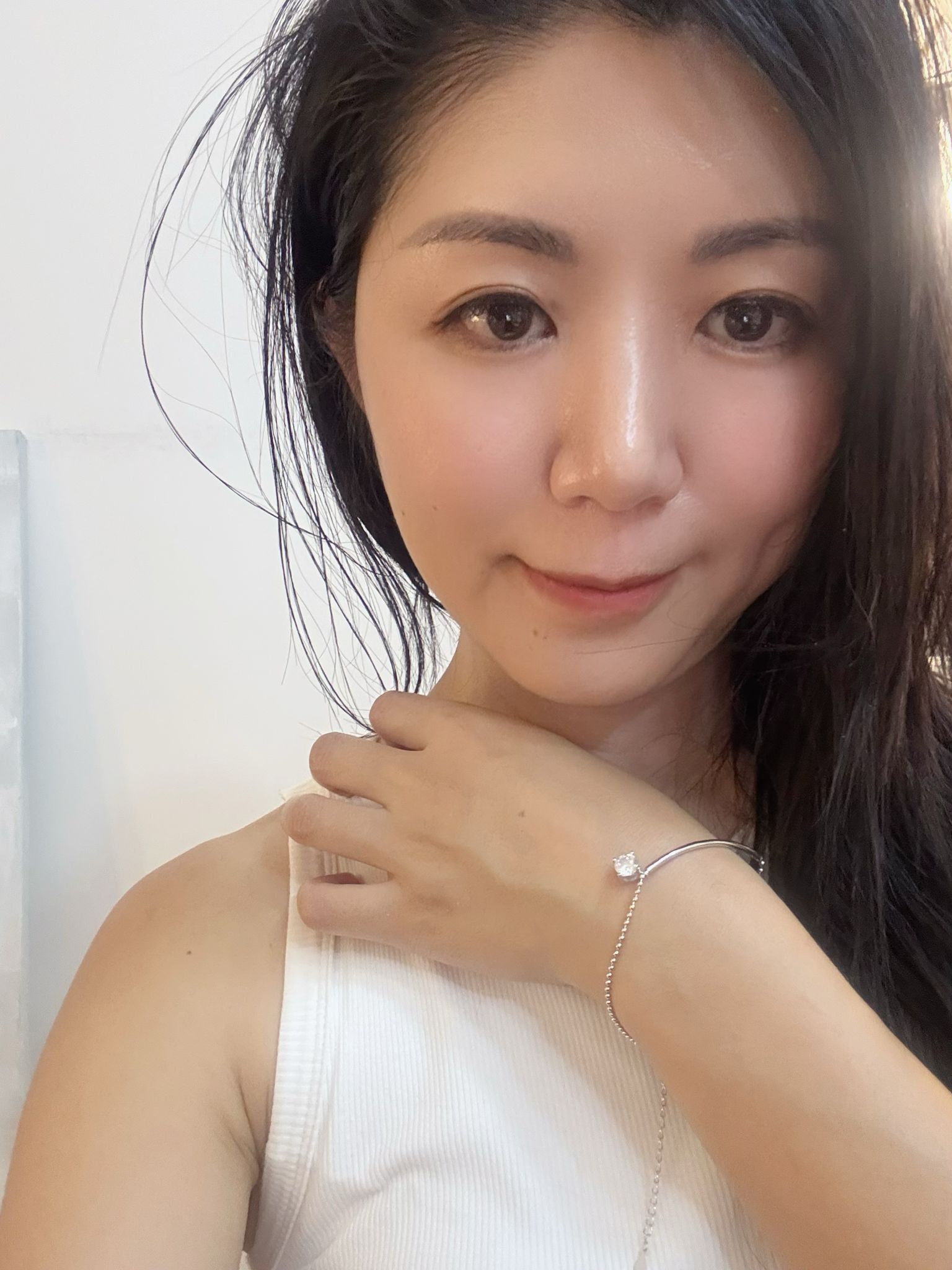 (新品優惠限時已減$100） 925銀1 卡莫桑手鏈Z152🔸日本品牌LE BIEVIANA GRA認證 D grade(7-10日寄出)