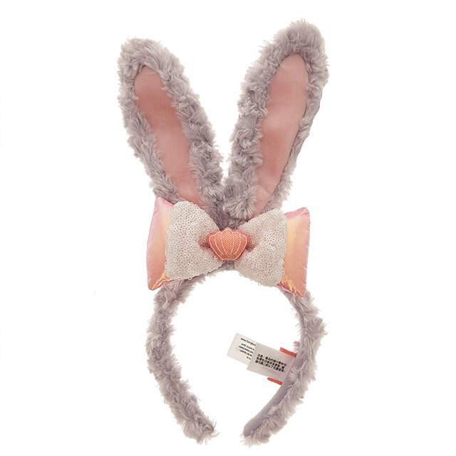 海灘派對系列 達菲Duffy與好友 史黛拉露 星黛露 StellaLou 絨毛立體耳朵 造型 髮圈 髮箍 -香港迪士尼樂園