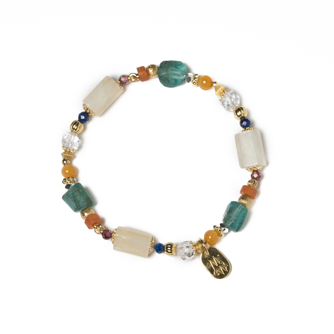 時髦城市新封面｜白月光磷灰石手鍊 C1736