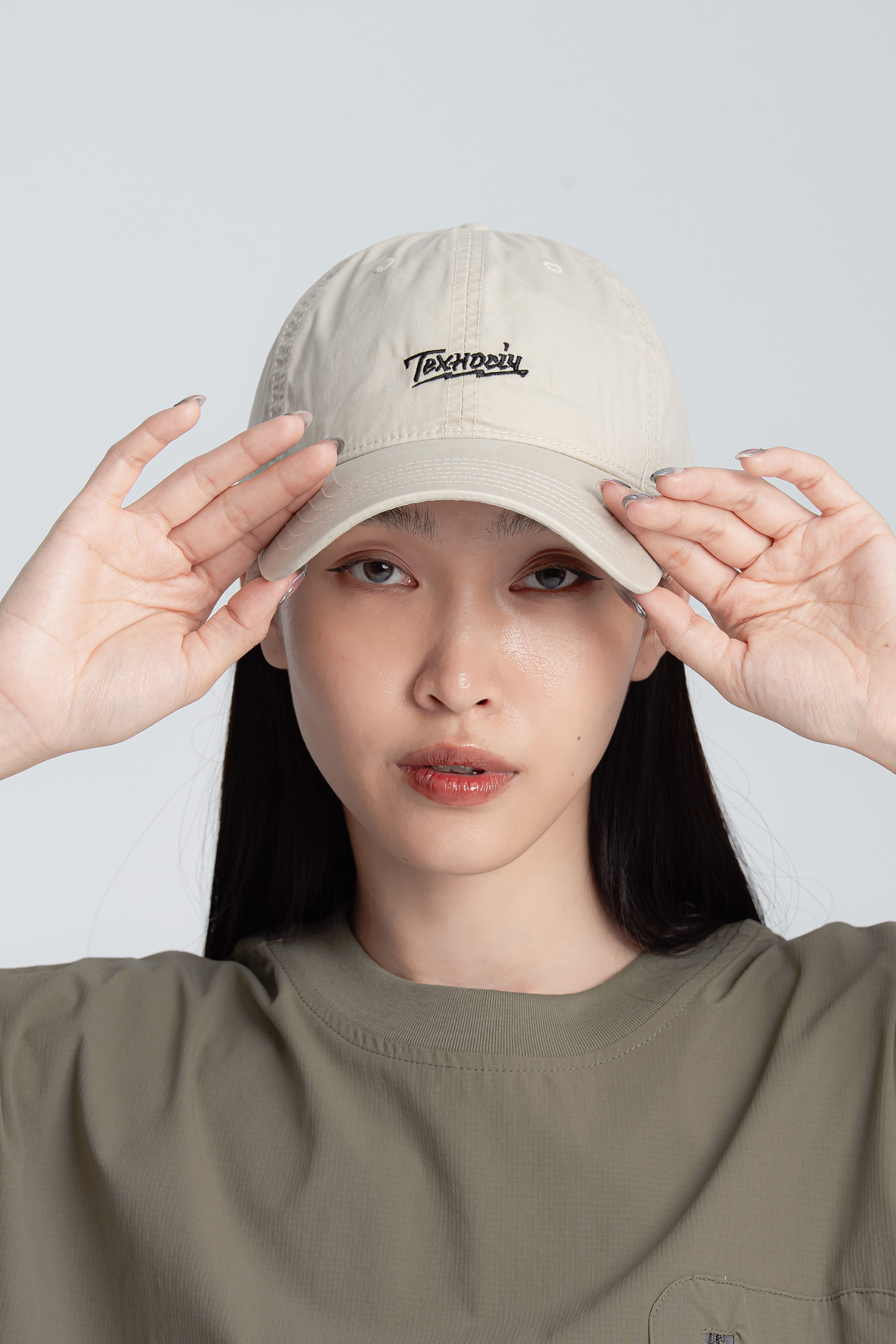 休閒字母刺繡鴨舌帽 4色