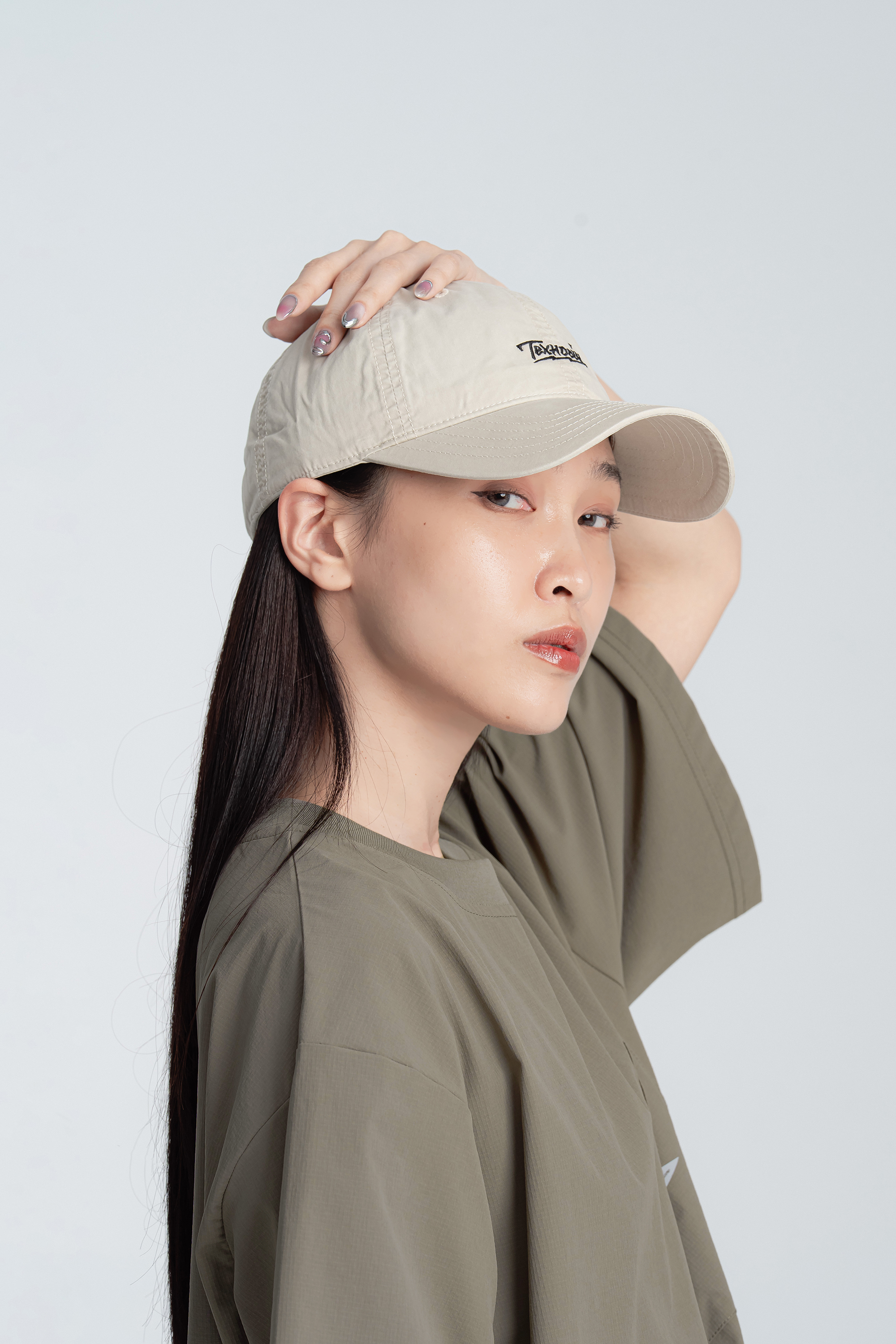 休閒字母刺繡鴨舌帽 4色