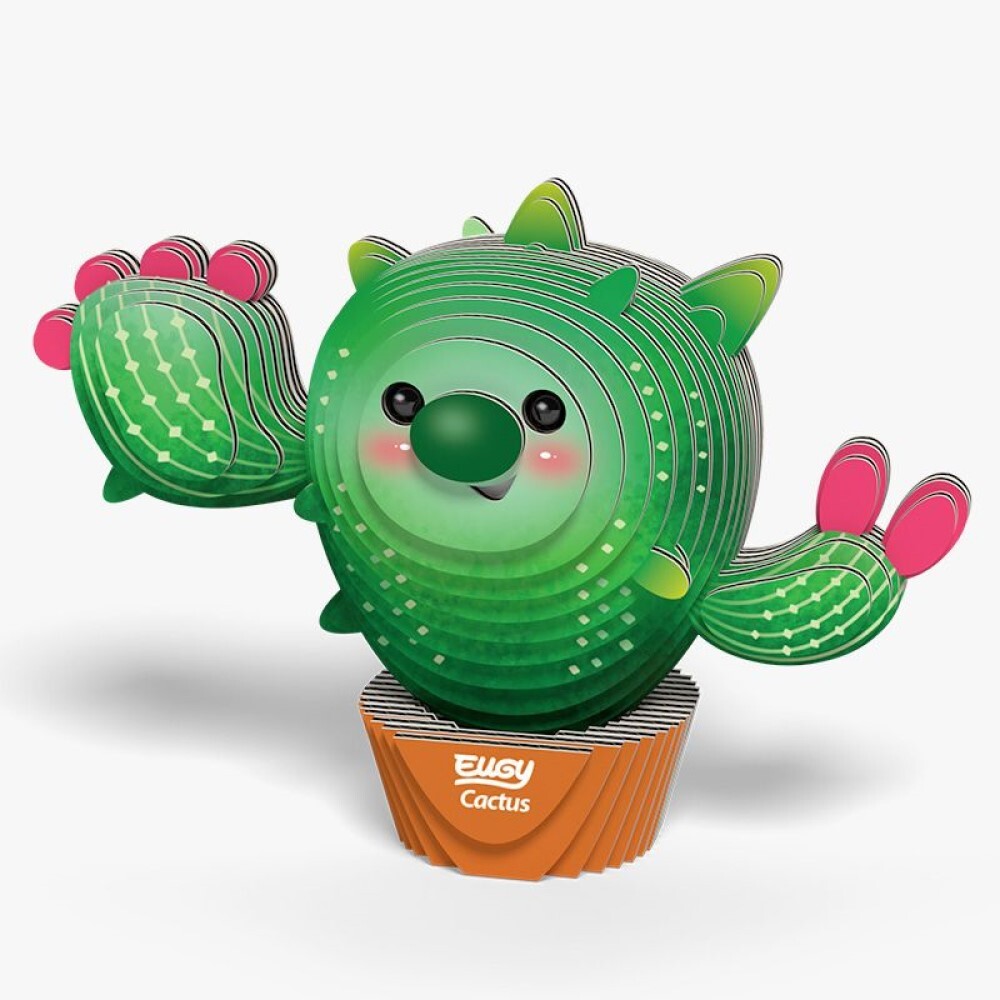 EUGY 3D Cardboard Kit Set Model - 130 Cactus