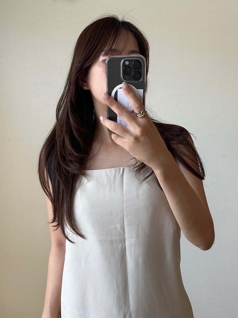 SS bicolor twist ring