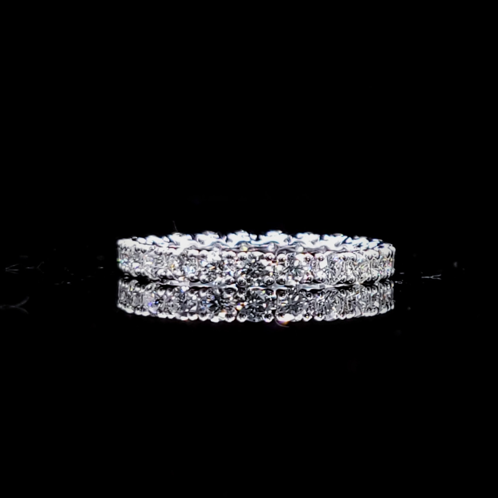18K White Gold 1.25ct Diamond Eternity Ring