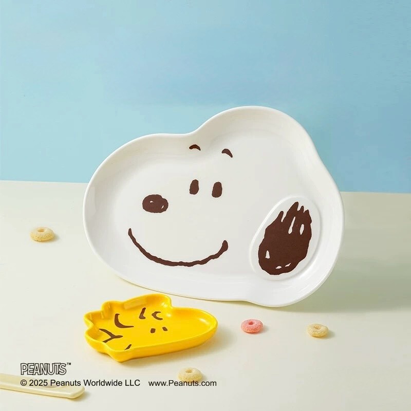 PEANUTS 史努比 糊塗塌客 陶瓷餐盤組