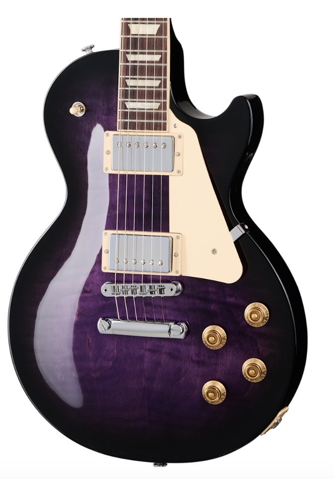 Gibson Gibson Les Paul Studio Figured Top Dark Purple Burst 暗紫 第 2 張圖片｜三峽吉他 / Bass