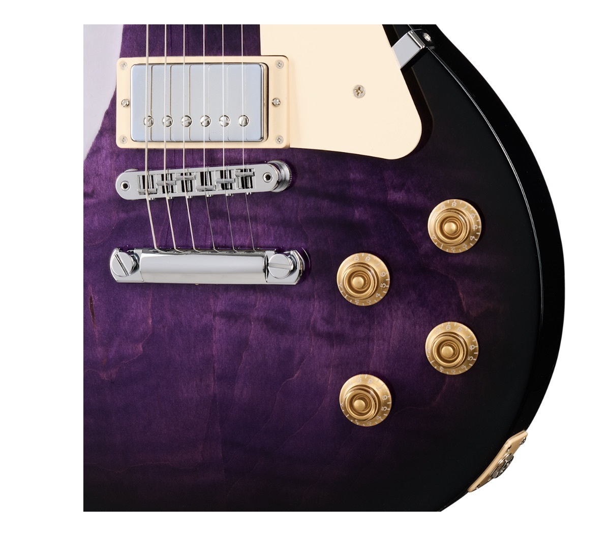Gibson Gibson Les Paul Studio Figured Top Dark Purple Burst 暗紫 第 3 張圖片｜三峽吉他 / Bass