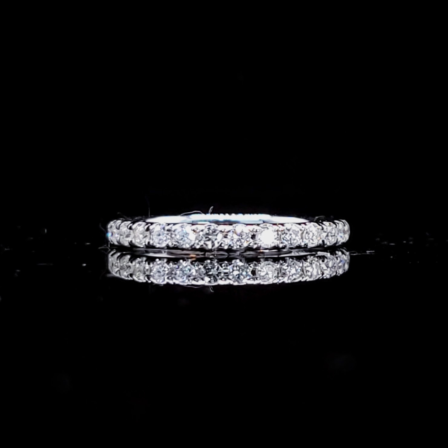 18K White Gold 0.62ct Diamond Eternity Ring