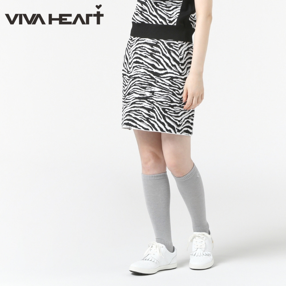 女士-斑馬紋針織裙
