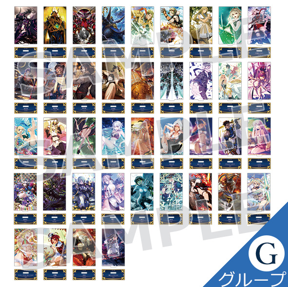 [代購][預訂] FGO 最終再臨展 立牌 G