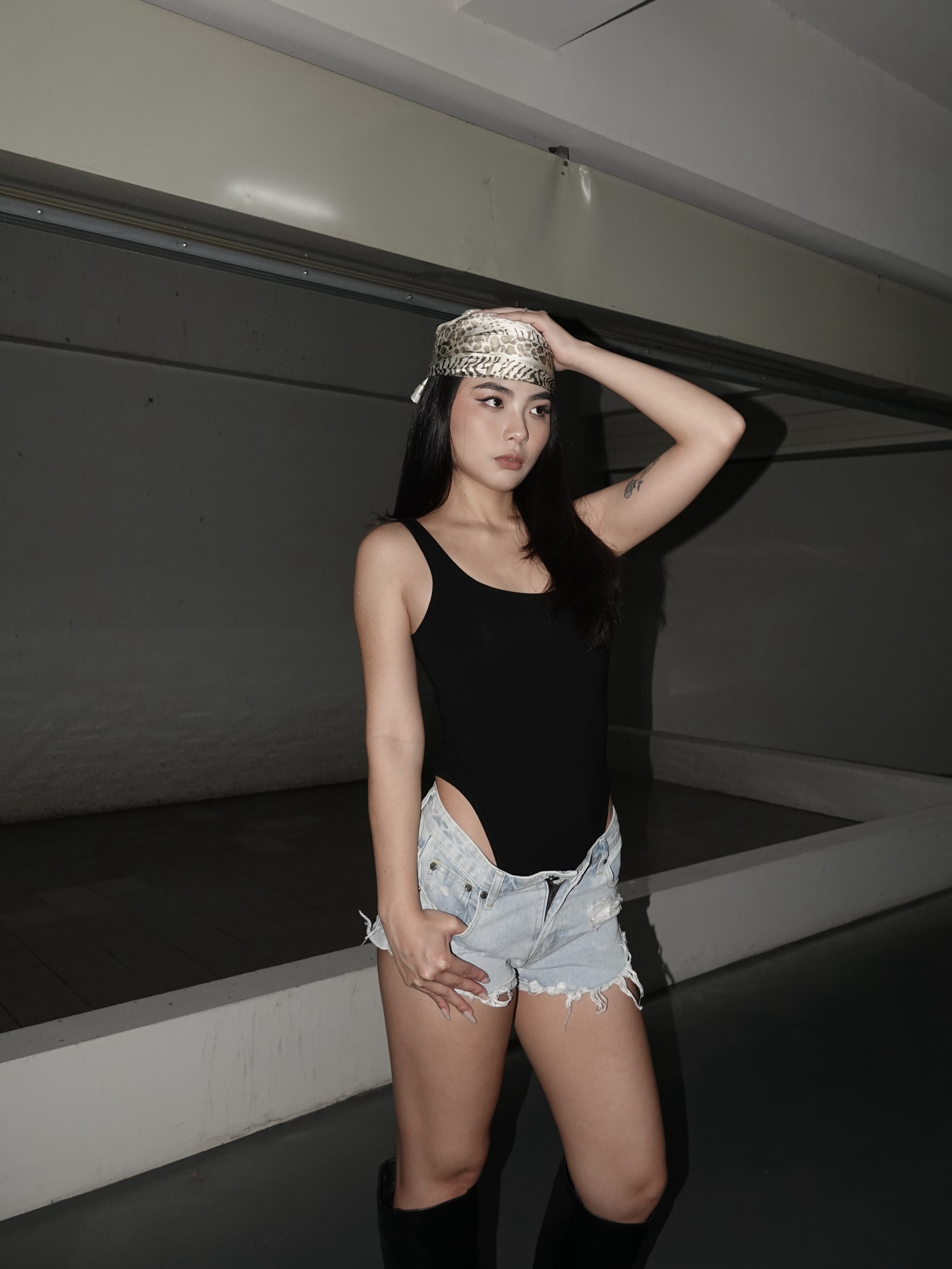 方領背心連體Bra Top