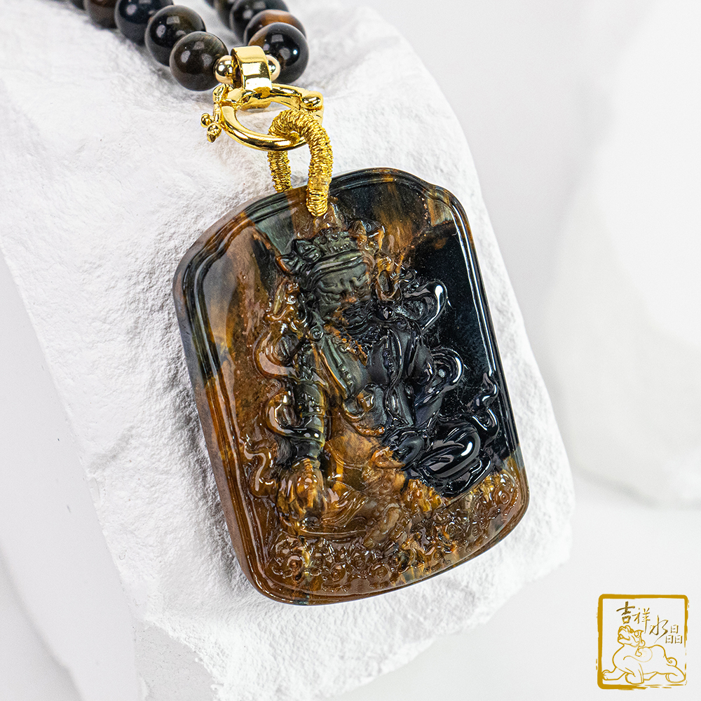 彼得石黃財神項鍊 50.6g 財源廣進