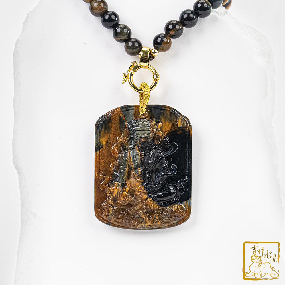 彼得石黃財神項鍊 50.6g 財源廣進